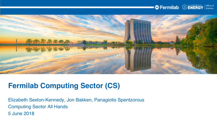 fermilab computing sector cs