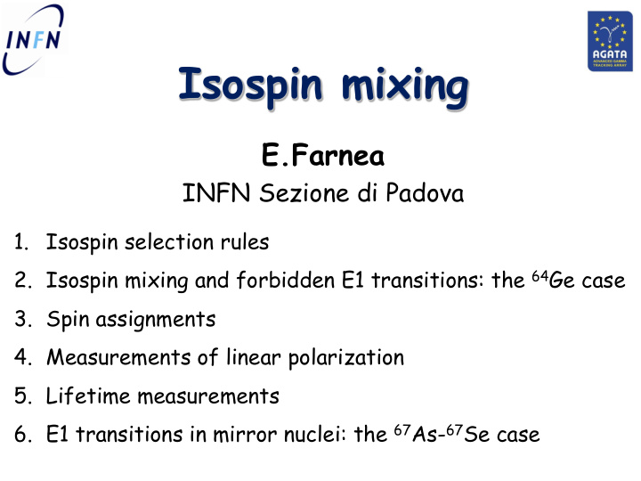 isospin mixing