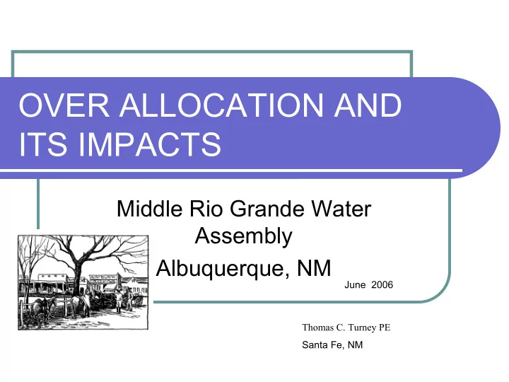 over allocation and its impacts