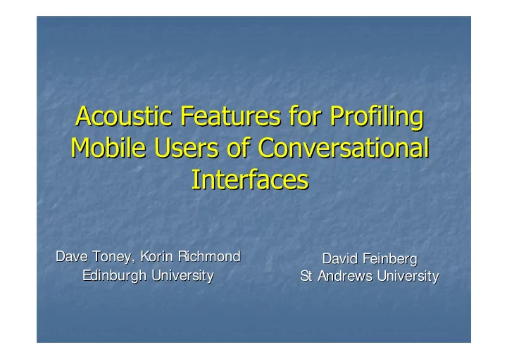 dave toney korin richmond toney korin richmond dave david