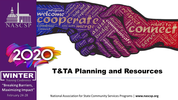 t ta planning and resources
