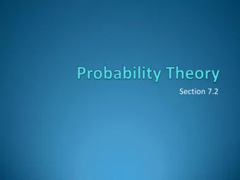 Section 7.2  Assigning Probabilities  Laplaces definition from the previous section, assumes