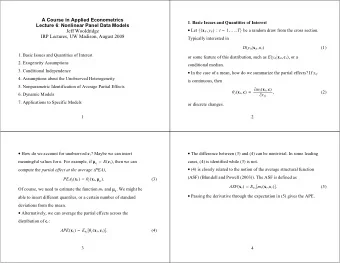 D  y i 1 ,..., y iT | x i , c i    D  y it | x it , c i   (12) t  1  (where we