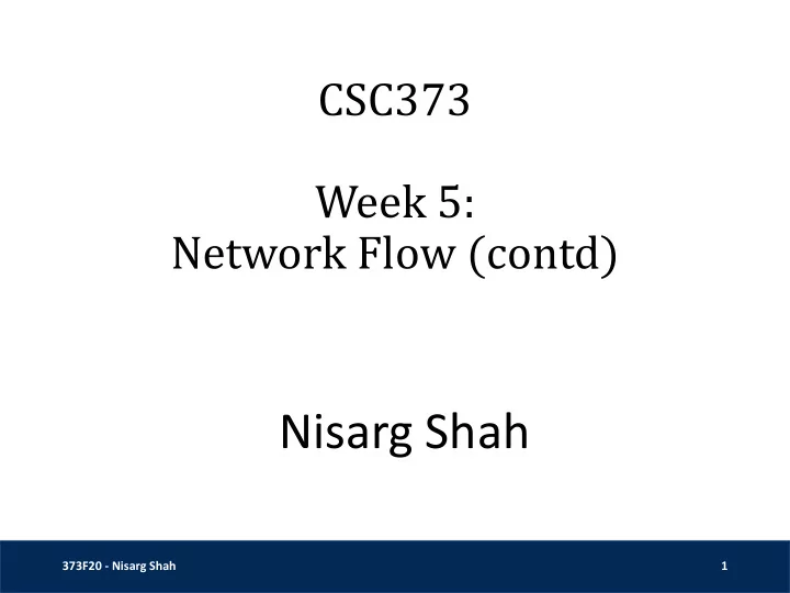 nisarg shah