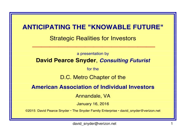 david snyder verizon net 1 david snyder verizon net 2