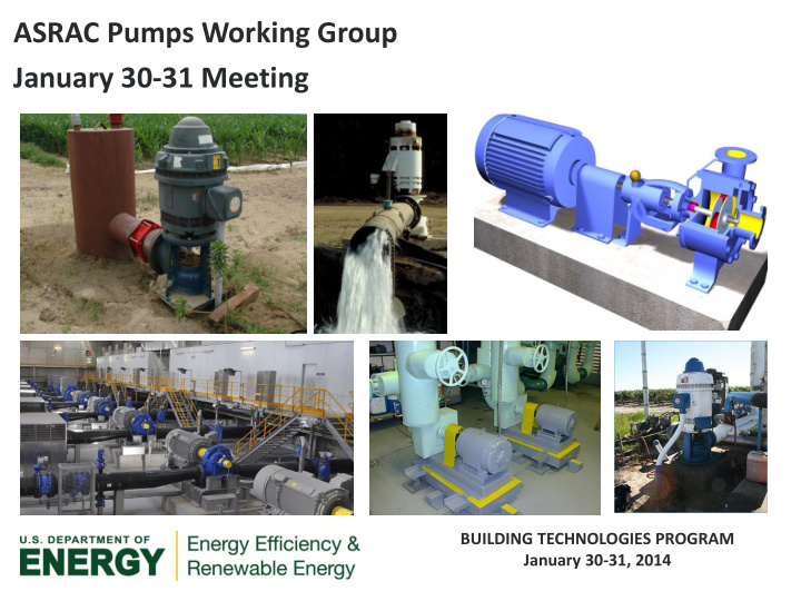 asrac pumps working group