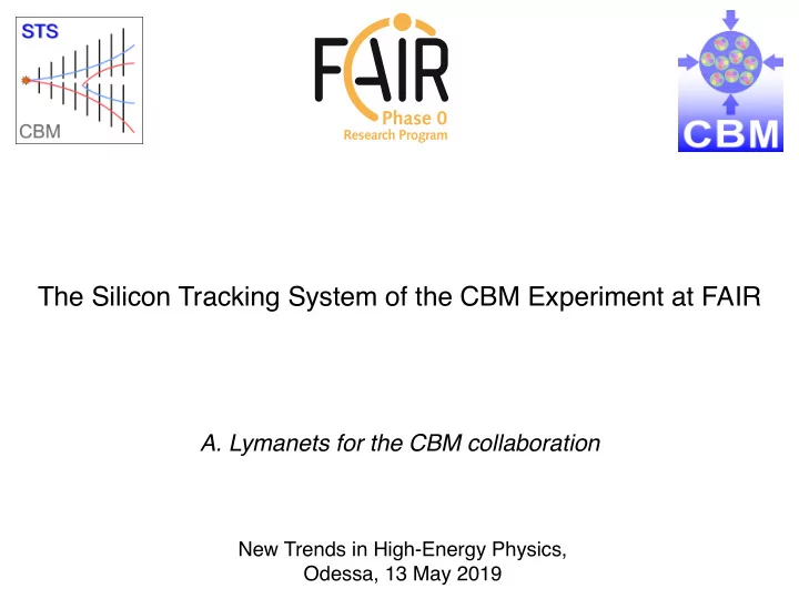 the silicon tracking system of the cbm experiment at fair