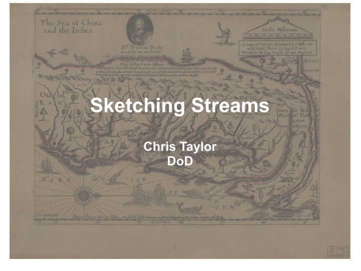 sketching streams