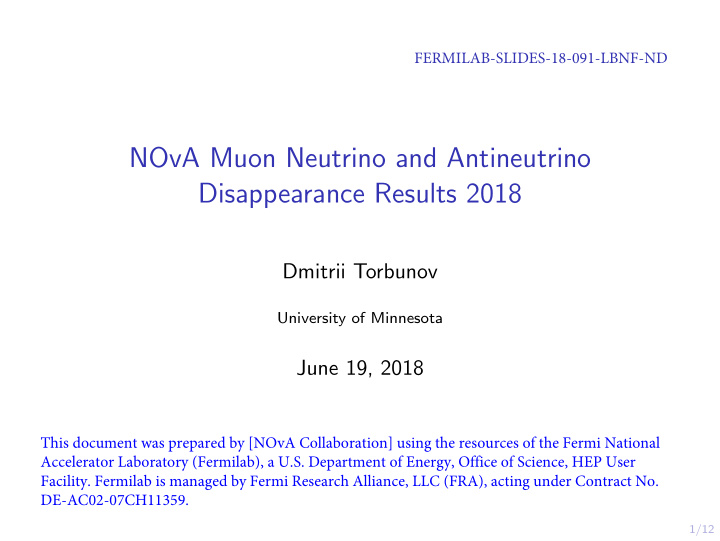 nova muon neutrino and antineutrino disappearance results
