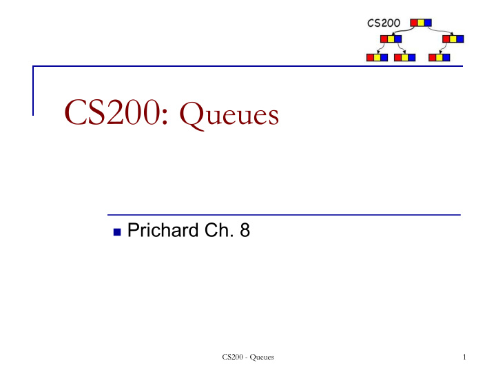 cs200 queues