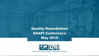 May 2019  WHEN YOU NEED TO MEET A HIGHER STANDARD  JOHN HENCHION  You can find me at