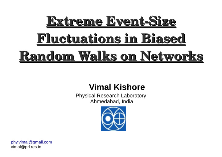 extreme event size extreme event size fluctuations in