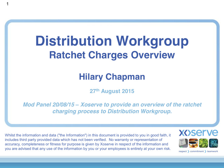 distribution workgroup