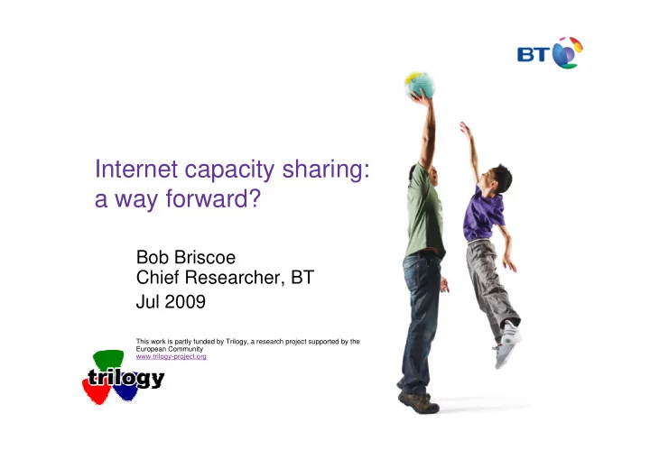 internet capacity sharing a way forward