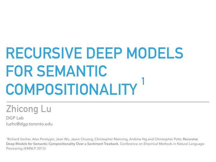 recursive deep models for semantic