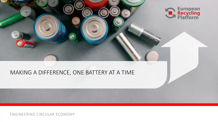 making a difference one battery at a time