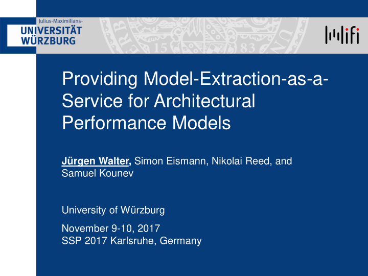 providing model extraction as a service for architectural