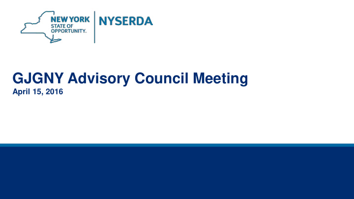 gjgny advisory council meeting