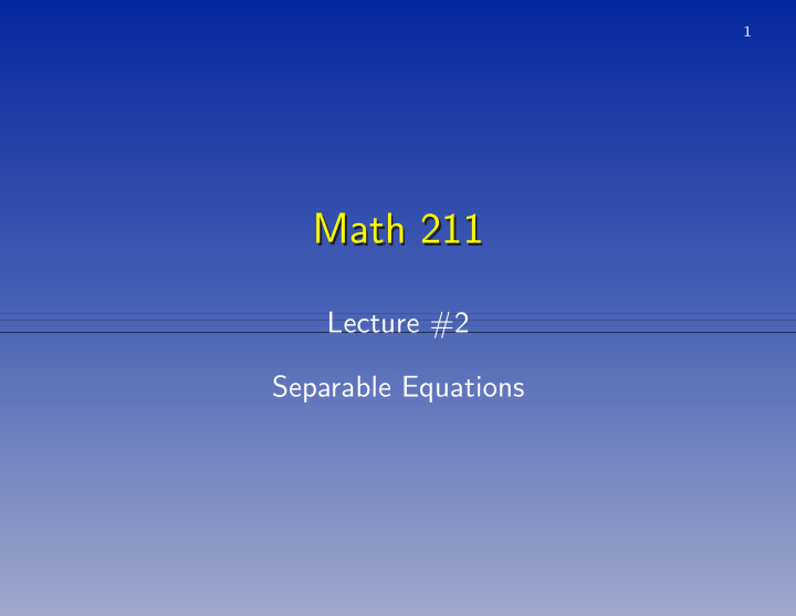 math 211 math 211