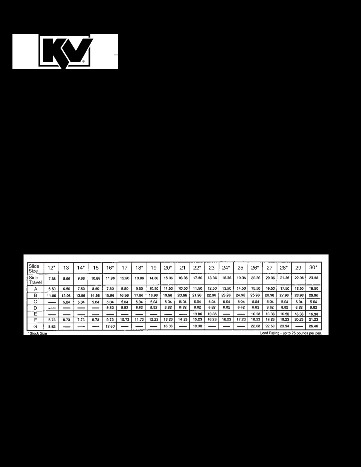 8150 variable height keyboard slide