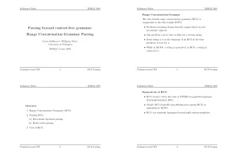 Parsing beyond context-free grammar:  necessarily adjacent.  Range Concatenation Grammar Parsing