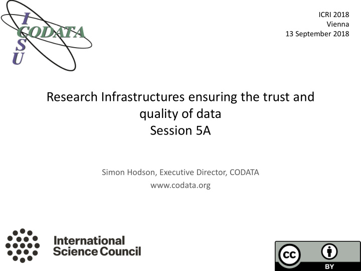 research infrastructures ensuring the trust and quality