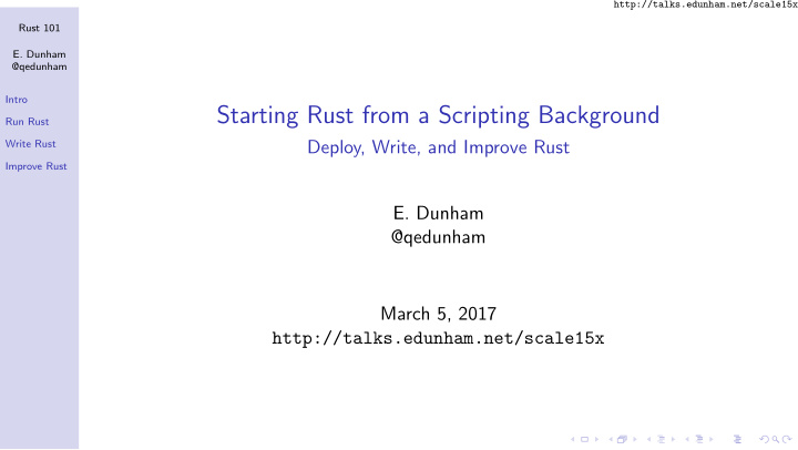 starting rust from a scripting background