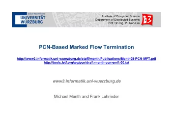 PCN-Based Marked Flow Termination