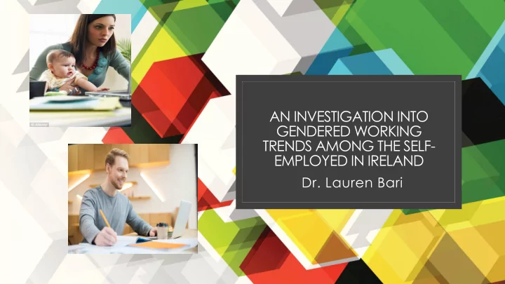 an investigation into gendered working trends among the