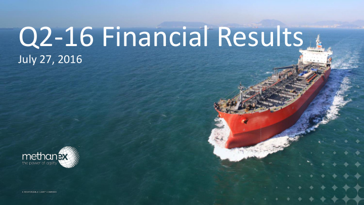 q2 16 financial results