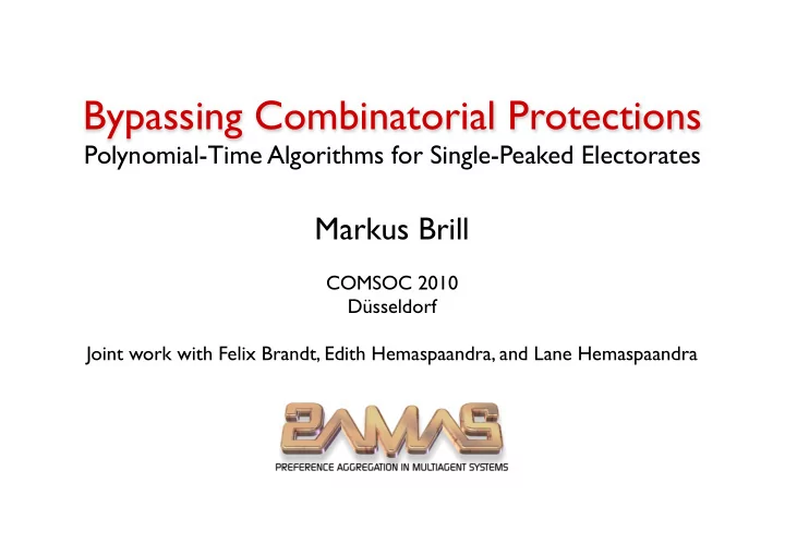 bypassing combinatorial protections