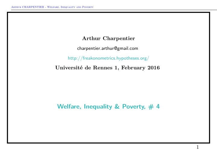 welfare inequality poverty 4
