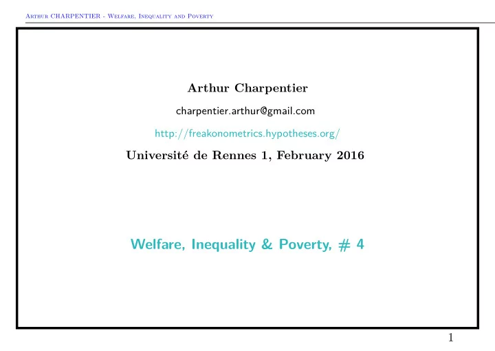 welfare inequality poverty 4