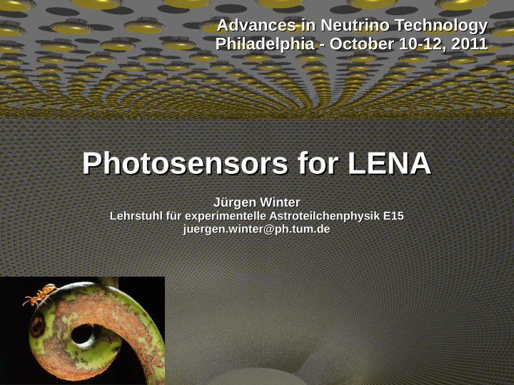 photosensors for lena photosensors for lena