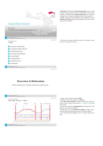 Causal Data Science  Roman Kern  Knowledge Discovery and Data Mining 2 (Version 1.0.4)  Roman Kern,
