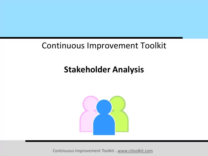 stakeholder analysis