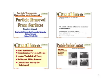 ! Static Equilibrium  !  Static Equilibrium  modulus spherical  modulus spherical  particles on