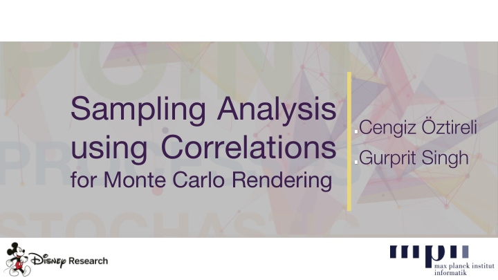 sampling analysis