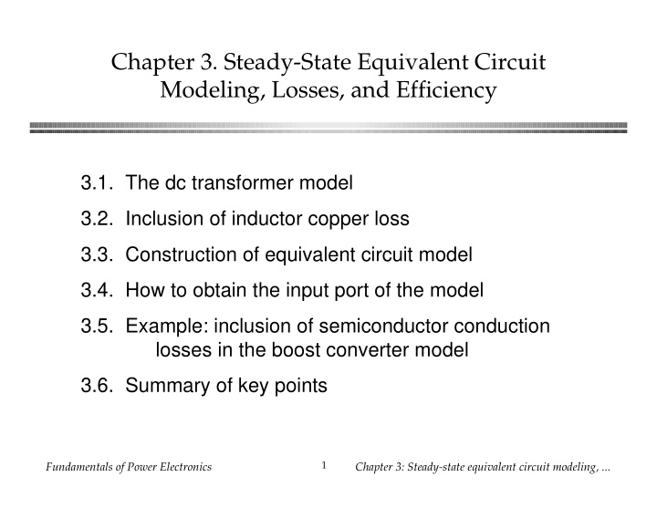 chapter 3 steady state equivalent circuit modeling losses