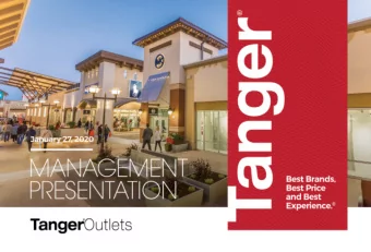 This presentation contains certain forward-looking statements within the meaning  our properties