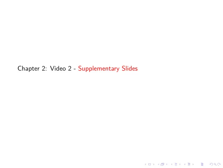 chapter 2 video 2 supplementary slides white noise