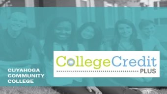 Wha t is Co lle g e  Cre dit Plus (CCP)?  Why CCP a t T  ri-C?  ACCE  SS  Be ne fits a nd Cha lle