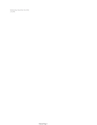 Wednesday, November 30, 2016  3:41 PM  General Page 1  General Page 2  General Page 3  General Page