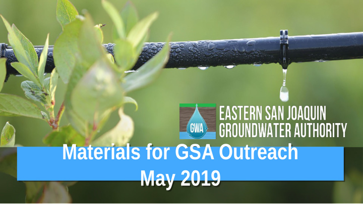 materials for gsa outreach materials for gsa outreach may