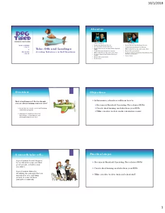 10/1/2018  About us  Kari Campbe ll  Pe g Banks    F  ounde r, Dog T  ire d Doggie  Dayc are