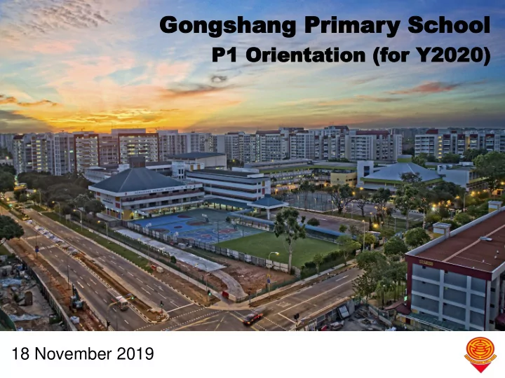 primary 1 orientation