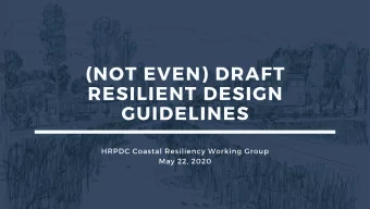 Stormwater Management - TBD  Precipitation - TBD Rainfall Future projections Topics for