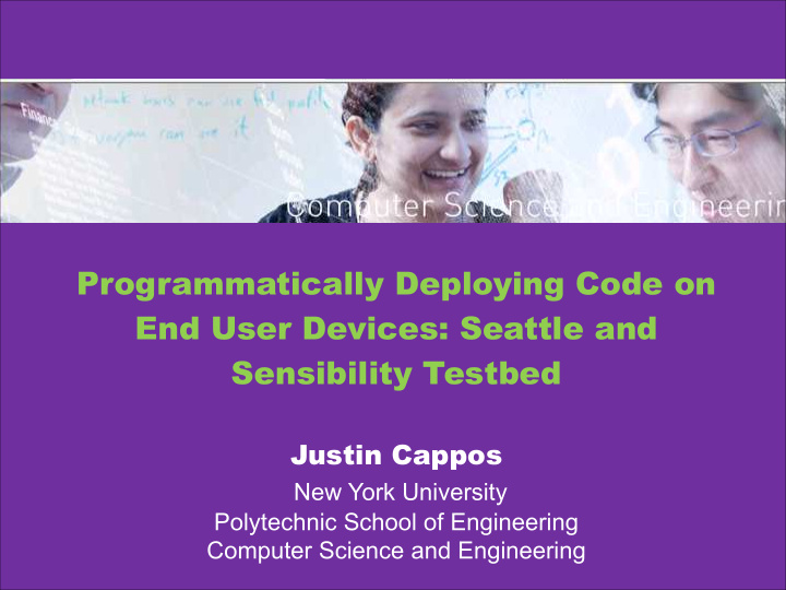 sensibility testbed