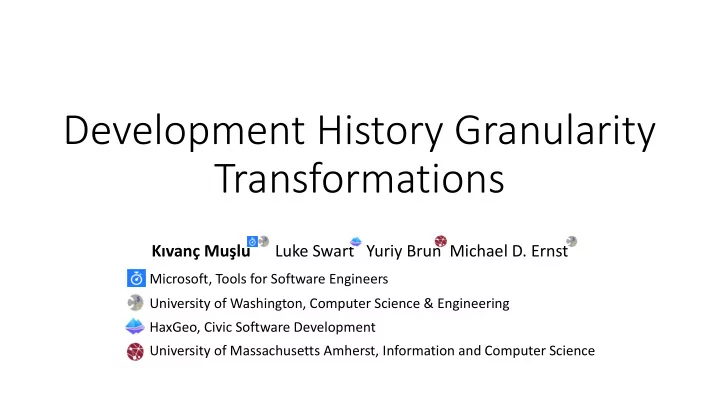 transformations