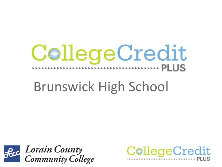 brunswick high school what is college credit plus college